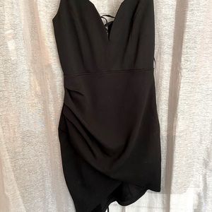 Black strap dress